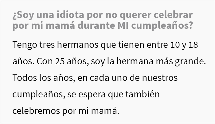 Esta mujer fue echada de casa de sus padres al enfadarse por recibir en su cumpleaños unos platos, mientras todos le daban regalos lujosos a su madre