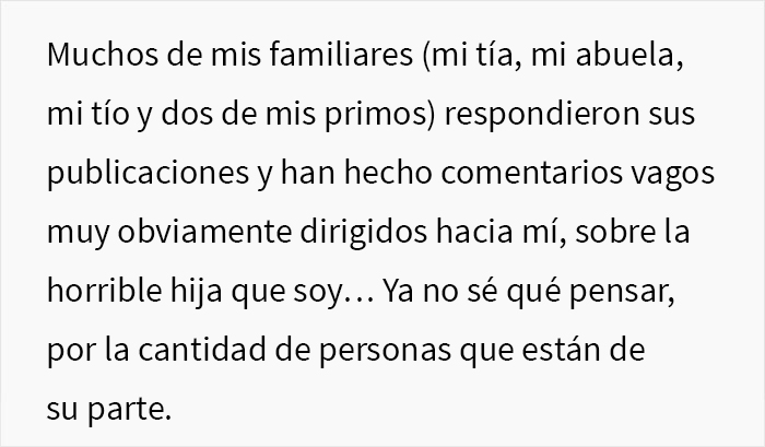 Esta mujer fue echada de casa de sus padres al enfadarse por recibir en su cumpleaños unos platos, mientras todos le daban regalos lujosos a su madre