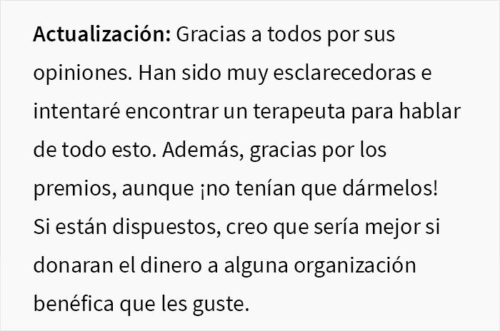 Esta mujer fue echada de casa de sus padres al enfadarse por recibir en su cumpleaños unos platos, mientras todos le daban regalos lujosos a su madre