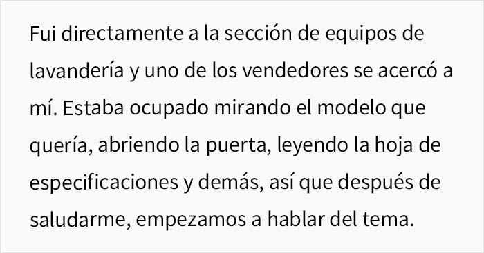 Este hombre se compró un electrodoméstico de 900$ cuando el vendedor le echó en cara que buscara algo que pudiera permitirse