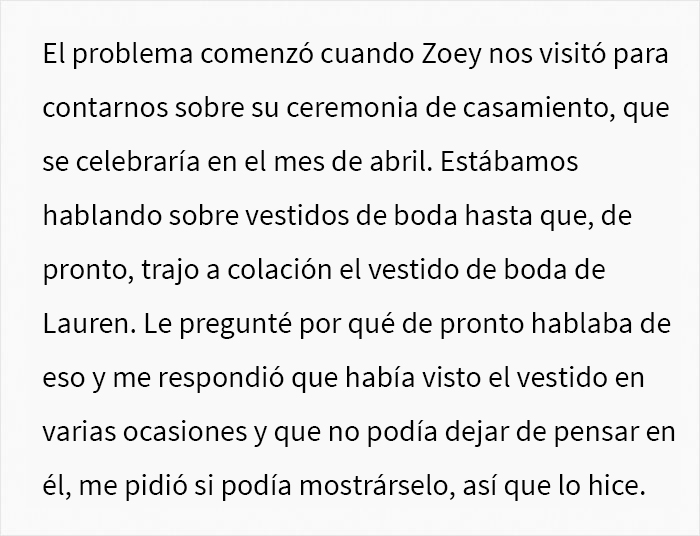 Esta madre pregunta si se equivocó al negarse a prestarle a su hijastra el vestido de boda de su hija fallecida