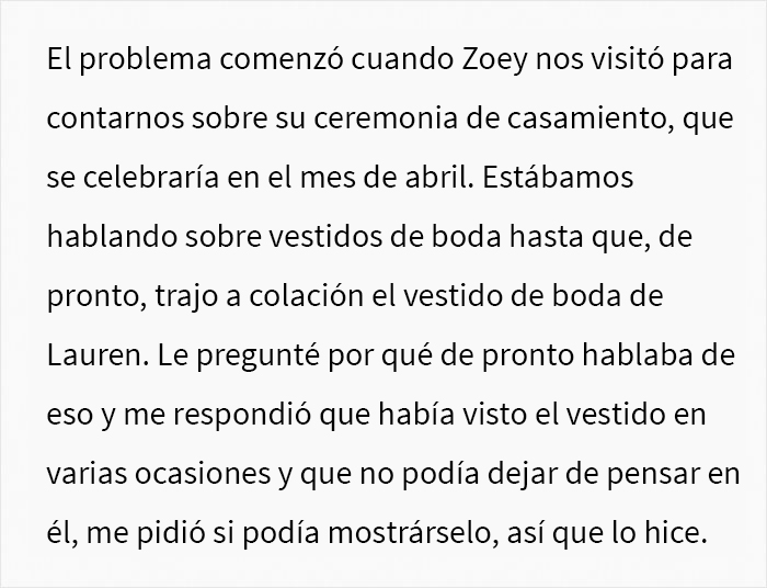 Esta madre pregunta si se equivocó al negarse a prestarle a su hijastra el vestido de boda de su hija fallecida