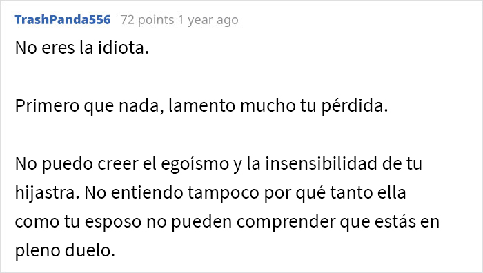 Esta madre pregunta si se equivocó al negarse a prestarle a su hijastra el vestido de boda de su hija fallecida