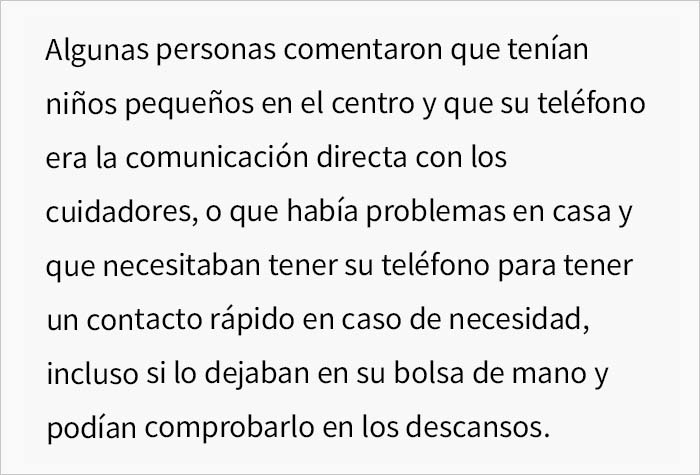 Esta jefa prohibió usar el móvil en el trabajo, haciendo que todas las llamadas pasen por ella, y el personal lo cumple maliciosamente