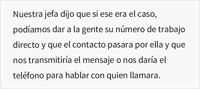 Esta jefa prohibió usar el móvil en el trabajo, haciendo que todas las llamadas pasen por ella, y el personal lo cumple maliciosamente