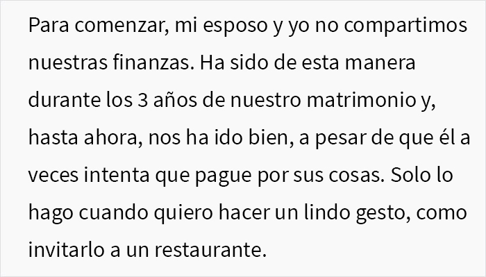 “Insistió en que yo pagara”: Este hombre organizó una gran cena de celebración familiar y se enojó con su esposa cuando ella solo pagó por su propia comida