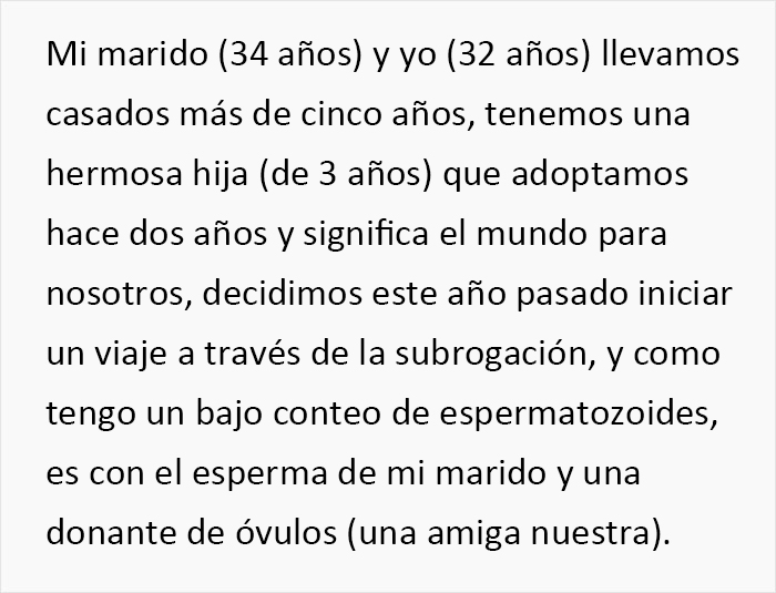 Estos suegros afirman que su hijo tiene más derecho a ponerle nombre al futuro bebé "porque es el verdadero padre"