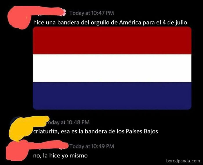 Parece que alguien suspendió geografía