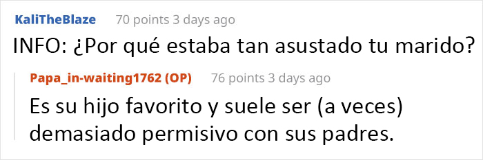 Estos suegros afirman que su hijo tiene más derecho a ponerle nombre al futuro bebé "porque es el verdadero padre"