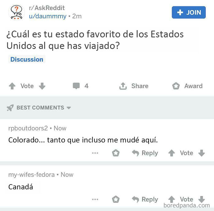 Me encanta el estado de Canadá