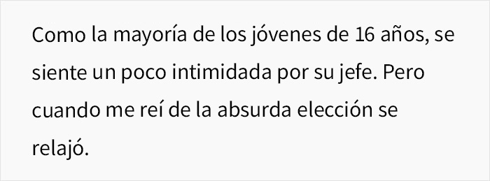 Esta adolescente es obligada a elegir entre un programa internacional de verano y su trabajo basura malpagado