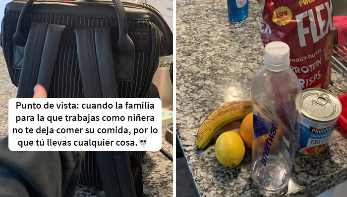 Esta familia contrató a una niñera a tiempo completo pero le prohibieron comer nada de lo que había en la casa