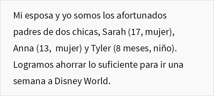 “Se siente enojada y traicionada”: Esta adolescente hizo un berrinche luego de que sus padres la dejaran quedarse en casa en lugar de ir de vacaciones a DisneyWorld