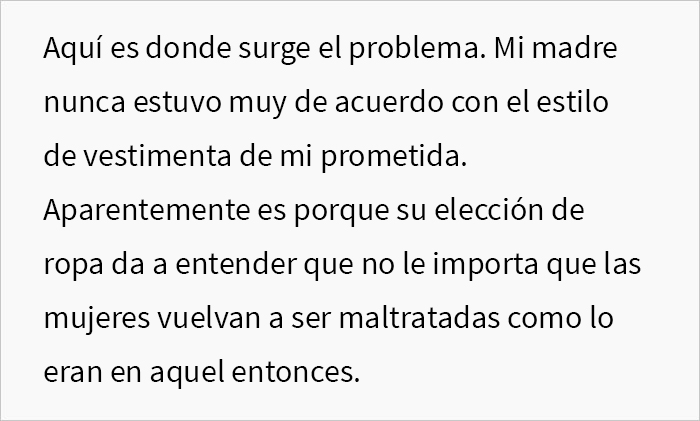 Esta novia eligió un vestido que no le gusta a su suegra, ella le compra otro y su hijo se enfada