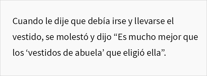 Esta novia eligió un vestido que no le gusta a su suegra, ella le compra otro y su hijo se enfada