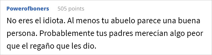 Estos padres echaron a su hijo de casa al cumplir 18 años, y se enfadan cuando este se lo cuenta a su abuelo