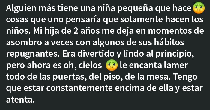 ¿Solo los chicos deberían tener hábitos desagradables?