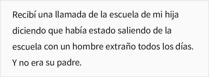 El colegio informó a esta madre que había un "hombre desconocido" recogiendo a su hija, sin darse cuenta de que era ella misma sin peluca