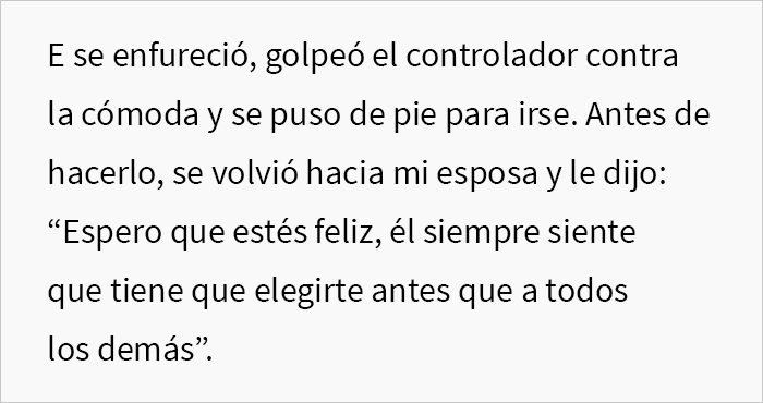 Este hombre pidió a su amigo que se fuera de su casa para que su esposa agotada pudiera descansar, pero él se enfadó