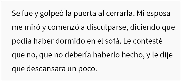 Este hombre pidió a su amigo que se fuera de su casa para que su esposa agotada pudiera descansar, pero él se enfadó