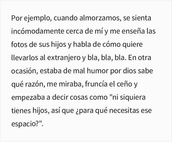 Esta mujer sin hijos se niega a ceder su licencia anual a una compañera con 4 hijos, y se produce un drama en la oficina