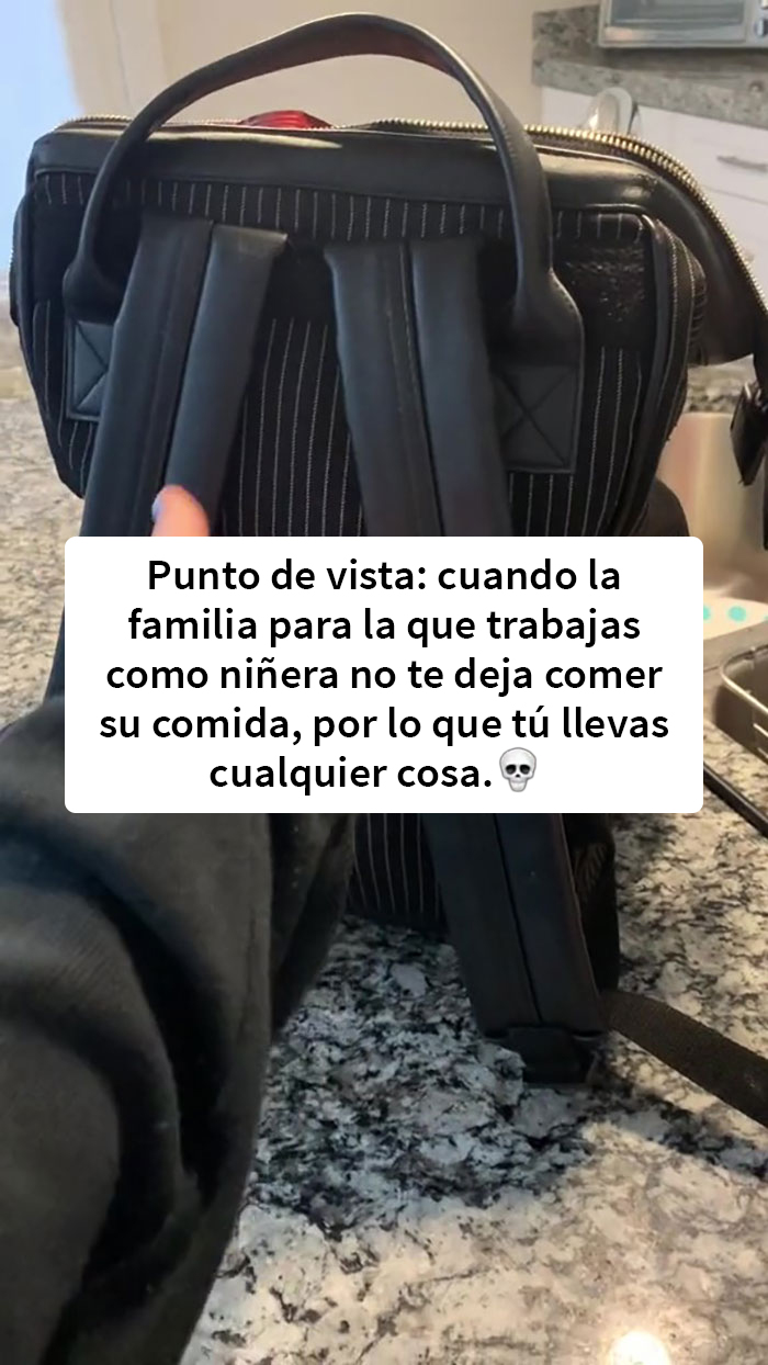 Esta familia contrató a una niñera a tiempo completo pero le prohibieron comer nada de lo que había en la casa