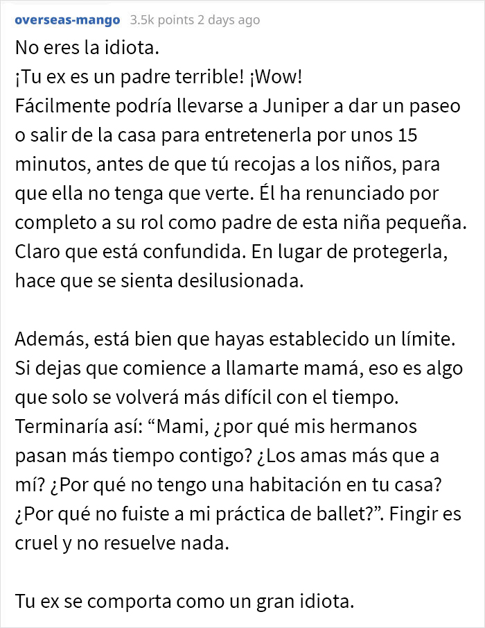 “¿Soy idiota por no querer hacer de madre de la bebé que tuvo mi ex cuando me fue infiel?”