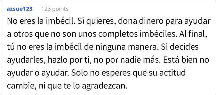 Esta mujer no quiere ayudar a sus padres con dificultades económicas porque renegaron de ella hace 9 años