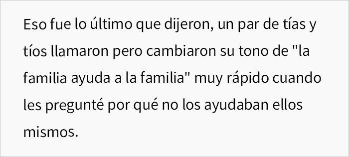 Esta mujer no quiere ayudar a sus padres con dificultades económicas porque renegaron de ella hace 9 años