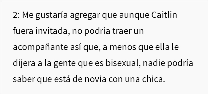 Esta novia se niega a invitar a su hermana a la boda por su sexualidad, y pierde los nervios cuando su madre se rehúsa a ir también