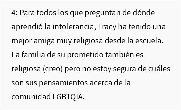 Esta novia se niega a invitar a su hermana a la boda por su sexualidad, y pierde los nervios cuando su madre se rehúsa a ir también