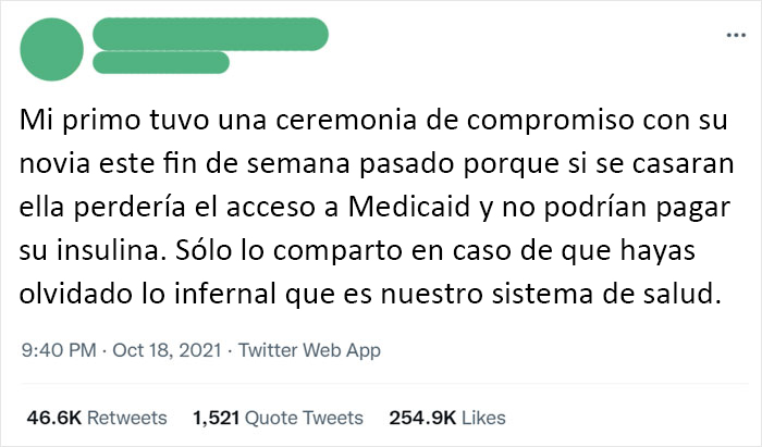 Un sistema realmente bueno el que tenemos en los Estados Unidos