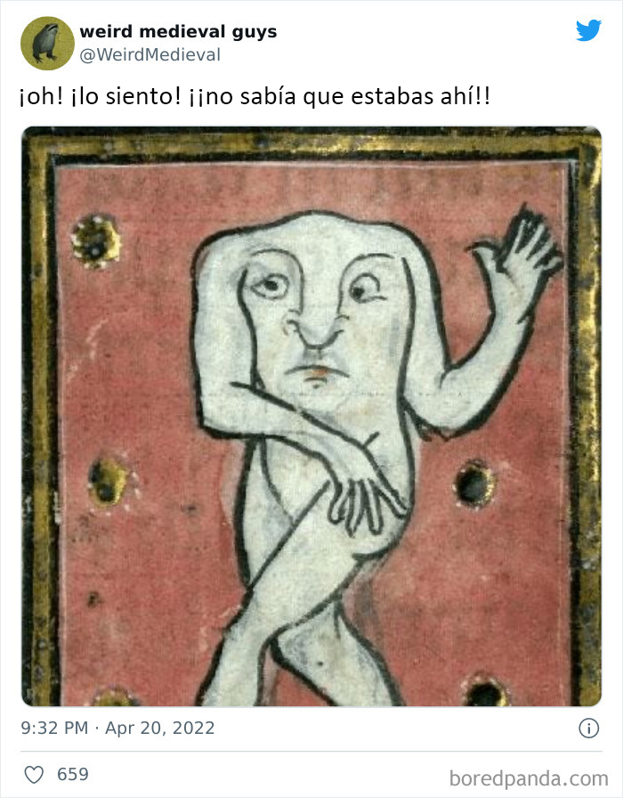 30 Times Medieval Painters Had No Idea How Something Looked And Created "Weird Medieval Guys", As Shared On This Twitter Page