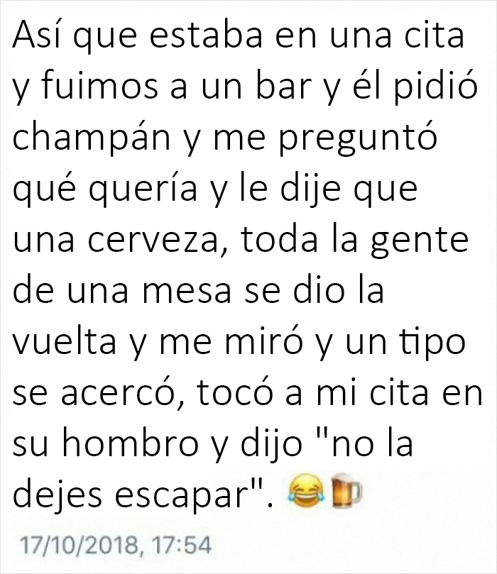 ¿¿¿Una mujer…bebiendo… cerveza??!! ¡¡Qué escándalo!!