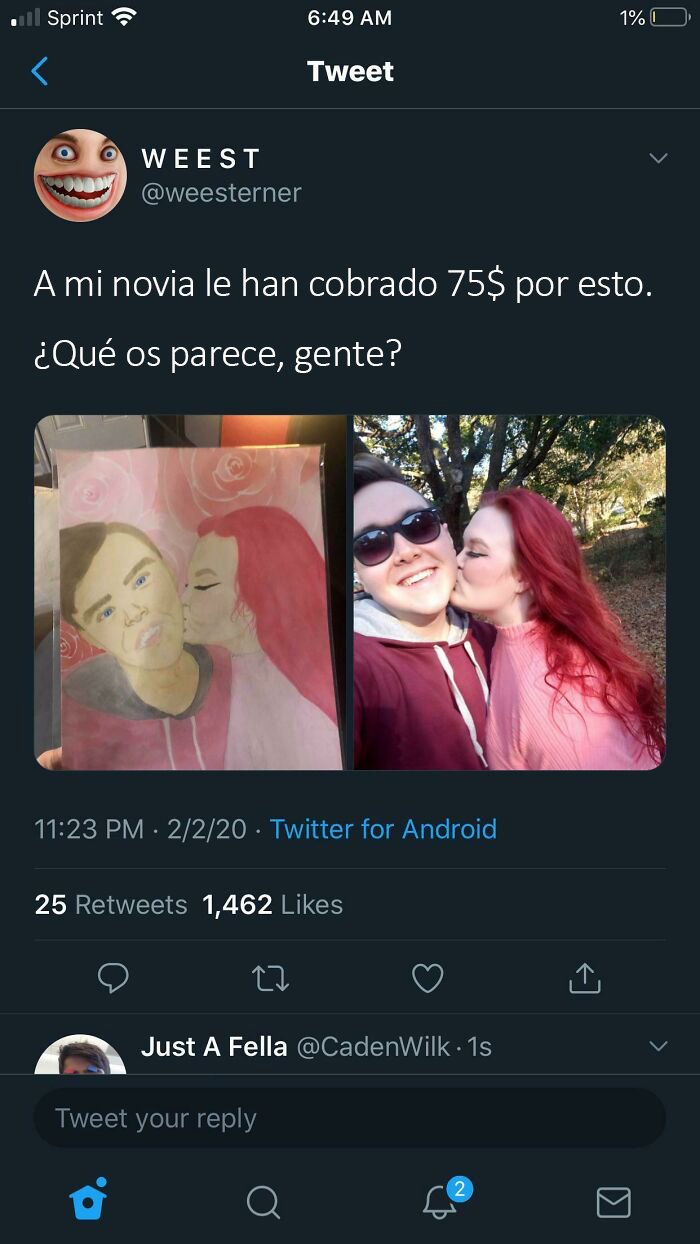 La novia fue estafada