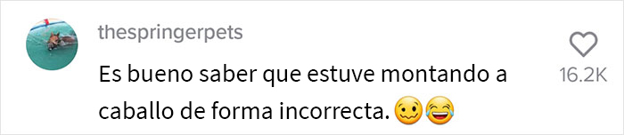 Este hombre es ridiculizado por una Tiktoker después de hacer un hilo diciendo que las mujeres no deberían montar a caballo porque las excita sexualmente