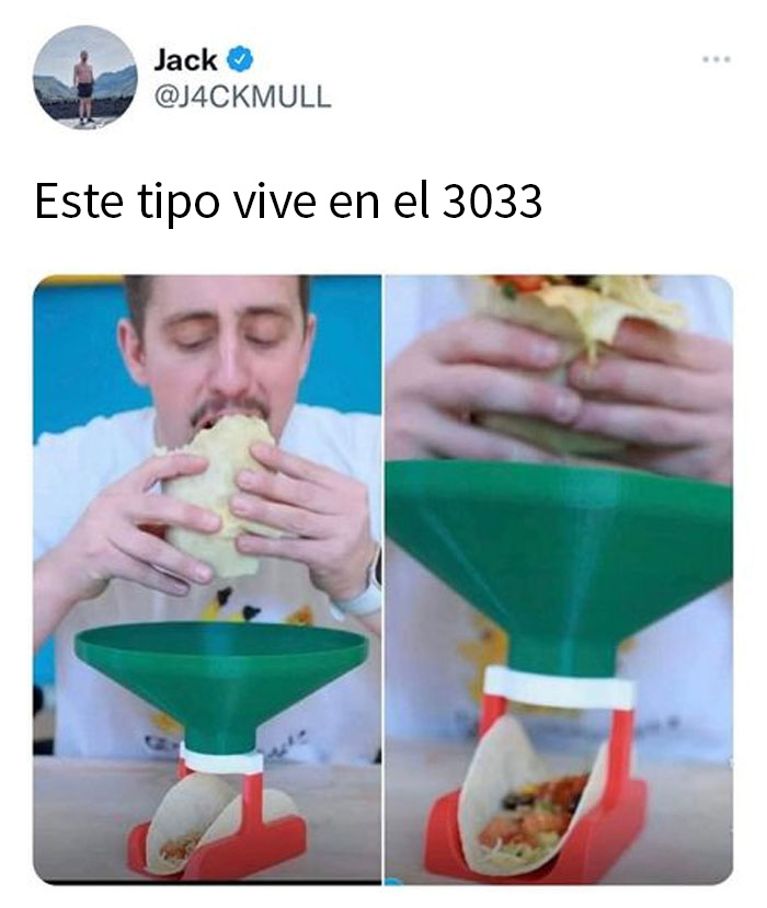 Este dispositivo convierte tus burritos en tacos