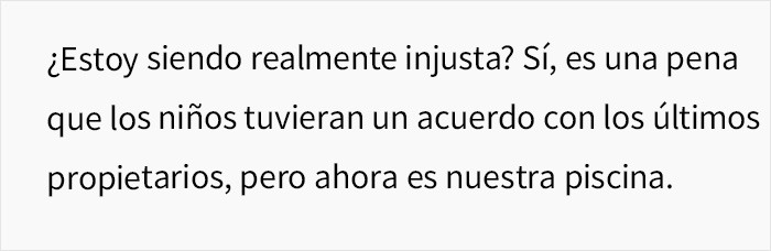 Esta mujer no permite que los hijos de los vecinos usen su piscina privada porque "solo son niños", y se enfadan