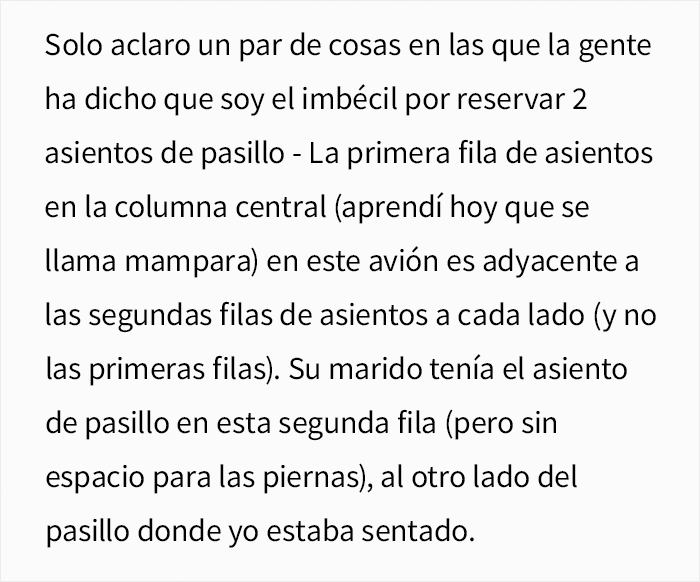 Una madre furiosa porque un chico no le cede el asiento en el avión hace comentarios sarcásticos, él recurre a Internet para preguntar cuál de los dos se equivocó