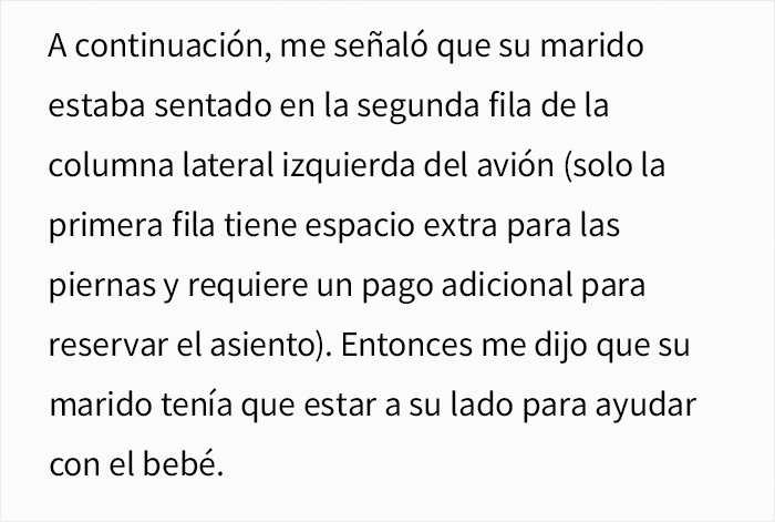 Una madre furiosa porque un chico no le cede el asiento en el avión hace comentarios sarcásticos, él recurre a Internet para preguntar cuál de los dos se equivocó