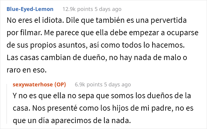 Este chico tiene que hacer poses sexys para que su vecina deje de grabarlo mientras está en su jardín