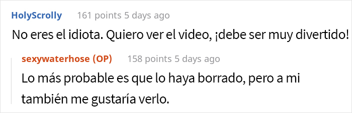 Este chico tiene que hacer poses sexys para que su vecina deje de grabarlo mientras está en su jardín