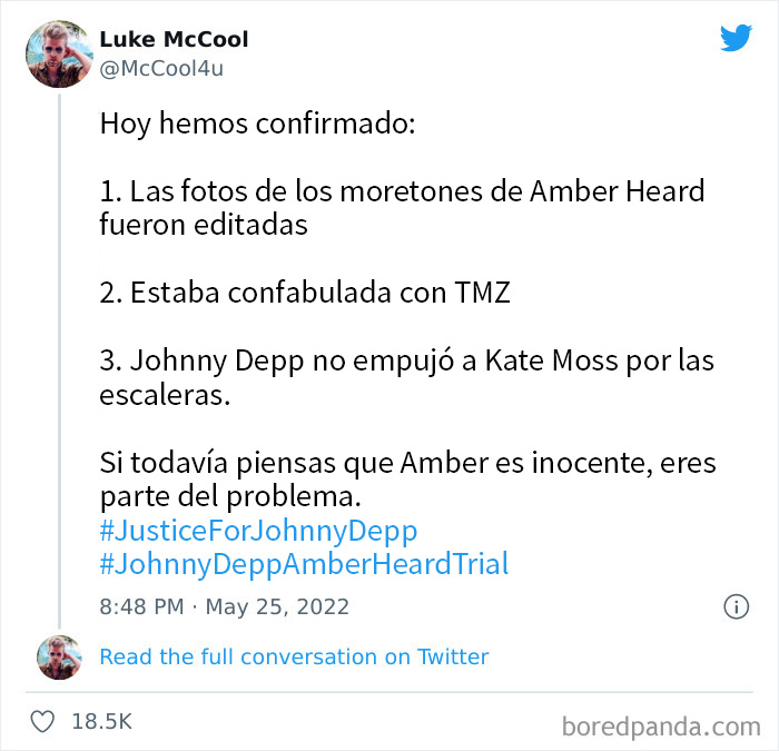 50 Tweets From Audiences Responding To The Final Testimonies In The Johnny Depp And Amber Heard Case
