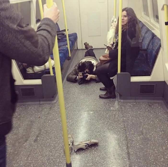 This British Facebook Page Is Sharing 40 Pictures That Prove 'Random' Is A Daily Thing On 'The Tube'