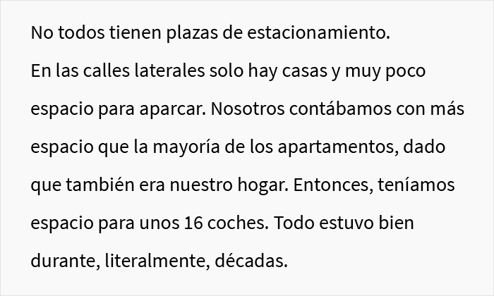 Esta persona congeló los coches de sus vecinos después de que ocuparan ilegalmente su aparcamiento