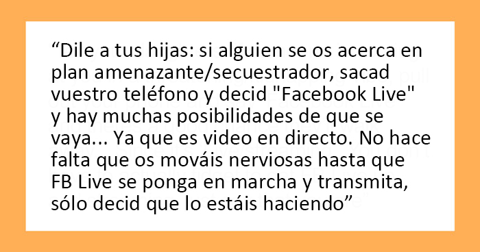 «¿Qué dato poco conocido podría salvarte de una situación de peligro de muerte?» (20 respuestas)