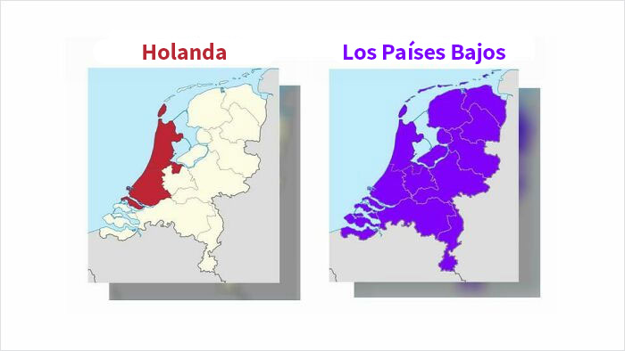 Por si no lo sabías, Holanda y los Países Bajos no son intercambiables