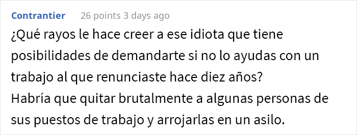 Este ex-empleado cumplió maliciosamente y “olvidó todo sobre la empresa”, pero su jefe le pidió ayuda tras 10 años