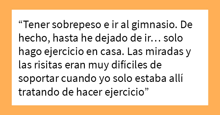 “¿Qué situación les resulta incómoda aunque no debería?”: 25 personas responden