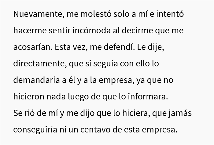 "Mi jefe me dijo que lo demandara, así que eso hice": Esta empleada de talla grande se rió la última tras demandar a su "terrible jefe"